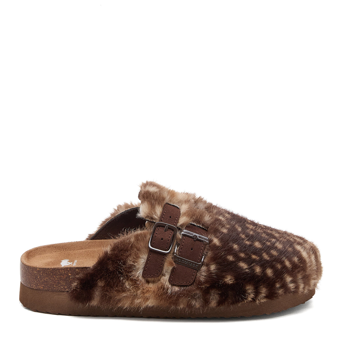 Rocket Dog Abel Plus Brown Bambi Fur Mule