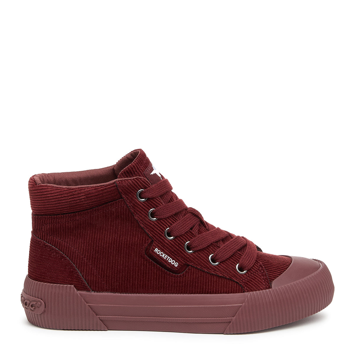 Rocket Dog Cheery Rust Corduroy High Top Sneaker