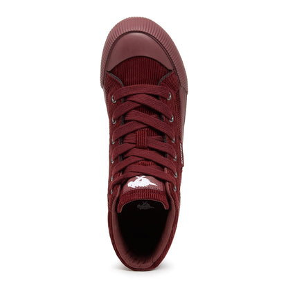 Rocket Dog Cheery Rust Corduroy High Top Sneaker