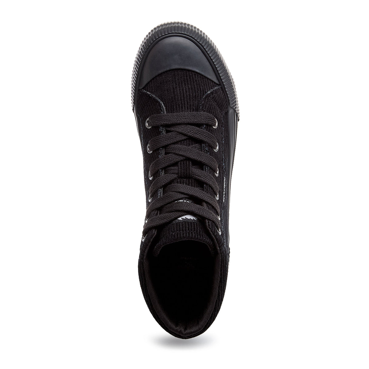 Rocket Dog Cheery Black Corduroy High Top Sneaker