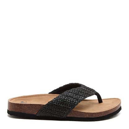 Rocket Dog Aloha Black multi Flip Flops