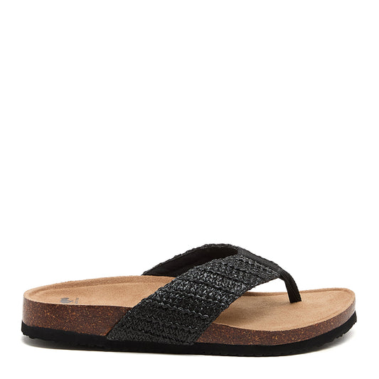 Rocket Dog Aloha Black multi Flip Flops