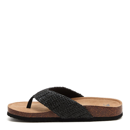 Rocket Dog Aloha Black multi Flip Flops