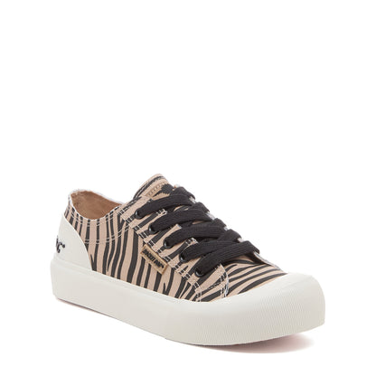 Rocket Dog Jazzin Plus Tan Zebra Print Sneaker