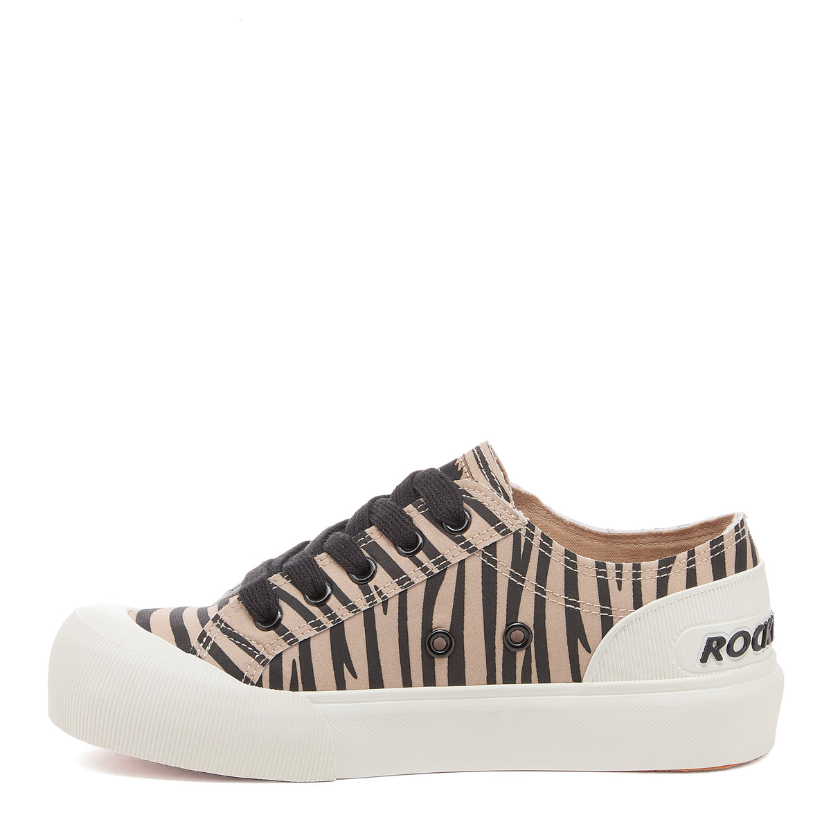 Rocket Dog Jazzin Plus Tan Zebra Print Sneaker