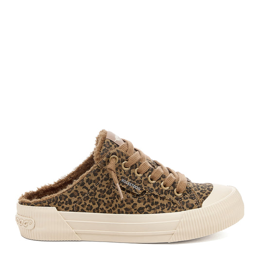 Rocket Dog Cheery Tan Leopard Mule Sneaker