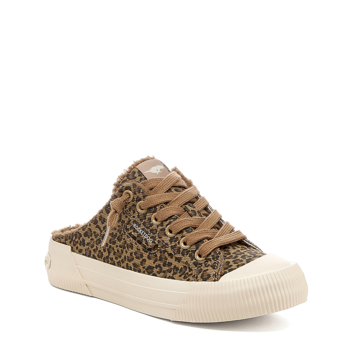 Rocket Dog Cheery Tan Leopard Mule Sneaker