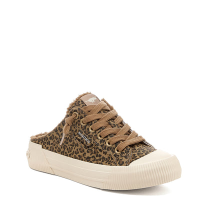 Rocket Dog Cheery Tan Leopard Mule Sneaker