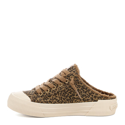 Rocket Dog Cheery Tan Leopard Mule Sneaker