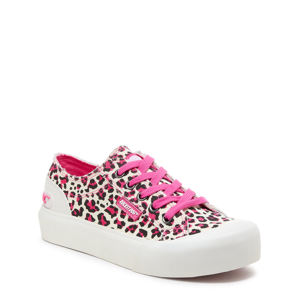 Rocket Dog Jazzin Plus Pink Leopard Sneaker