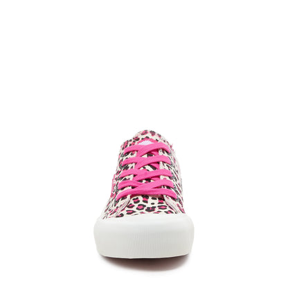 Rocket Dog Jazzin Plus Pink Leopard Sneaker