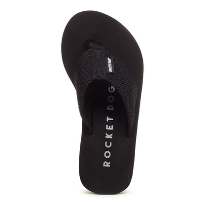 Rocket Dog Crush Rainbow Black Platform Flip Flop  Rocket Dog