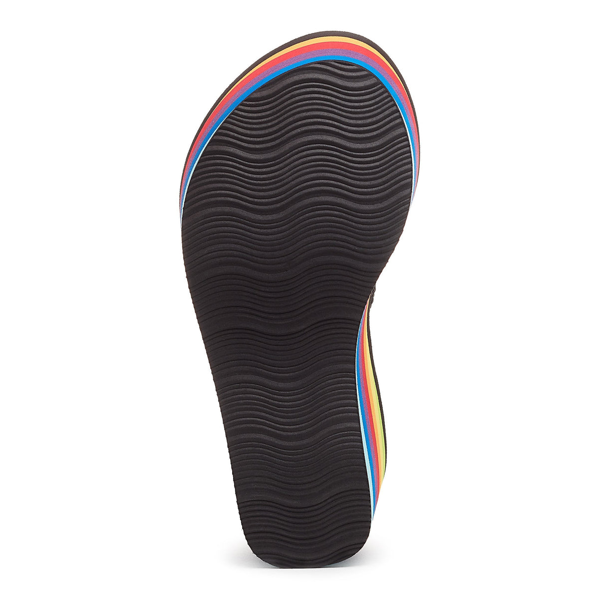 Rocket Dog Crush Rainbow Black Platform Flip Flop  Rocket Dog