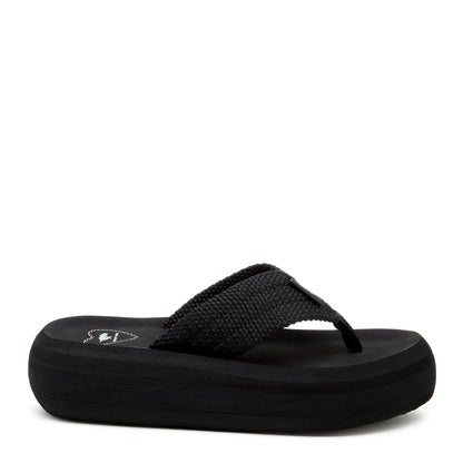 Rocket Dog Sandy Black Webbing Platform Flip Flop