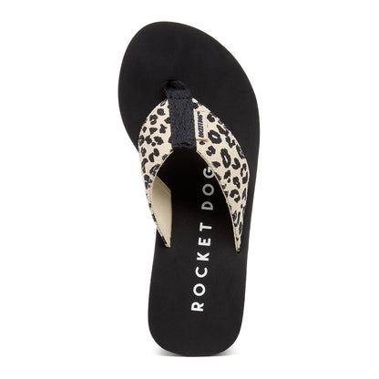 Rocket Dog Crush Leopard Platform Flip Flop