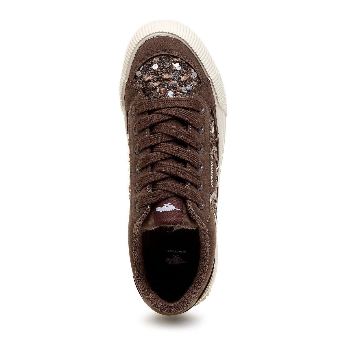 Rocket Dog Cheery Brown Sequin Sneaker