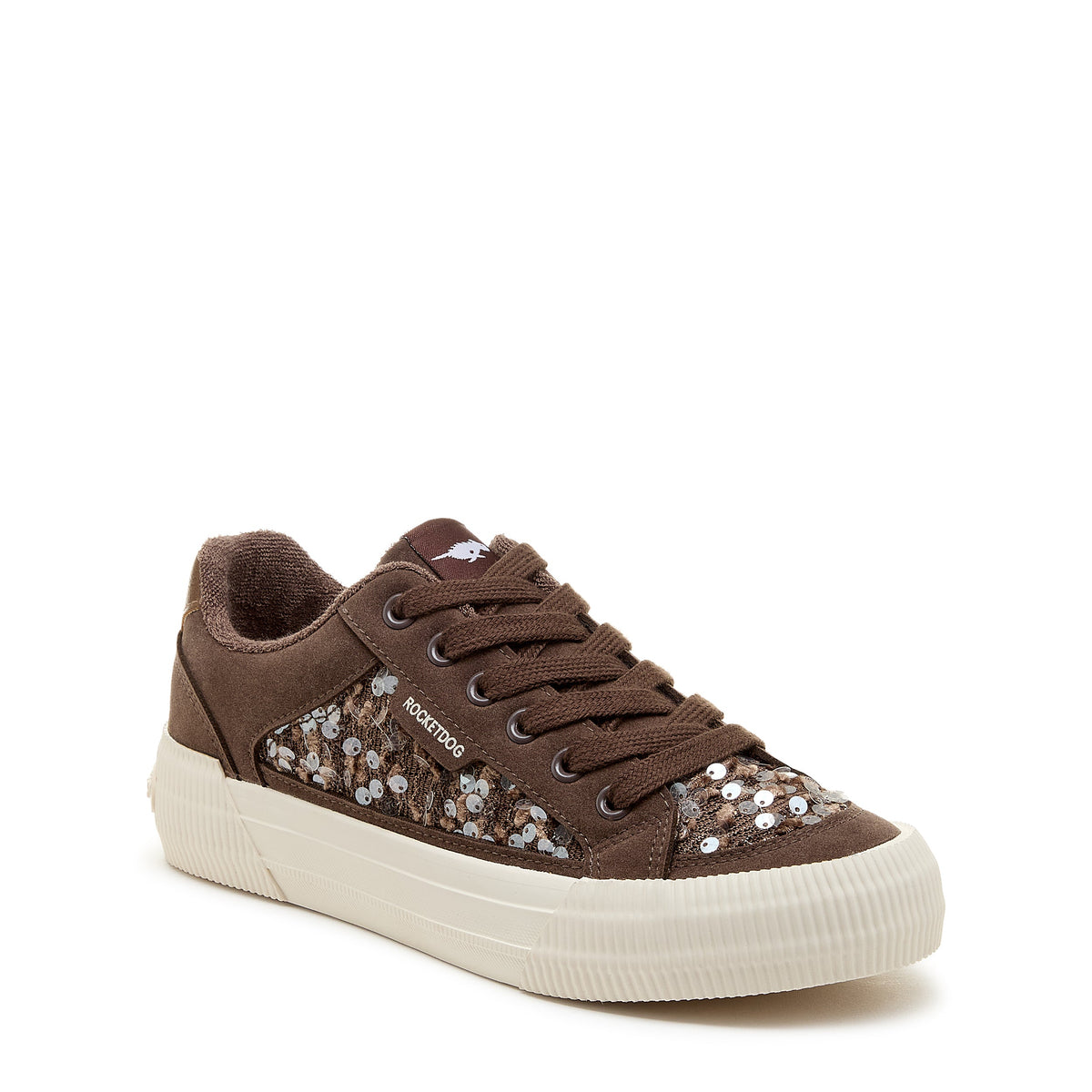 Rocket Dog Cheery Brown Sequin Sneaker