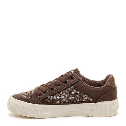 Rocket Dog Cheery Brown Sequin Sneaker