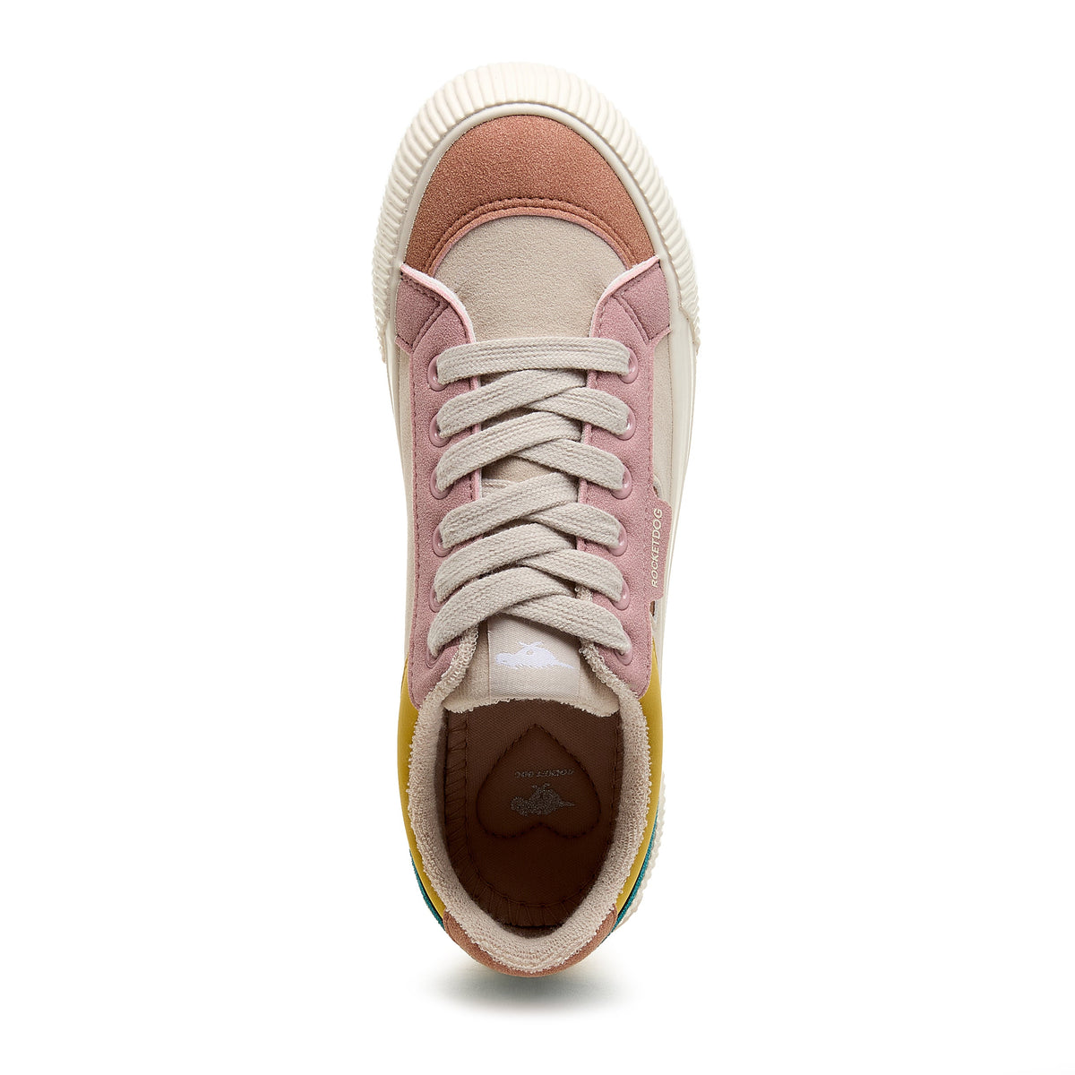 Rocket Dog Cheery Natural Pastel Color Block Sneaker