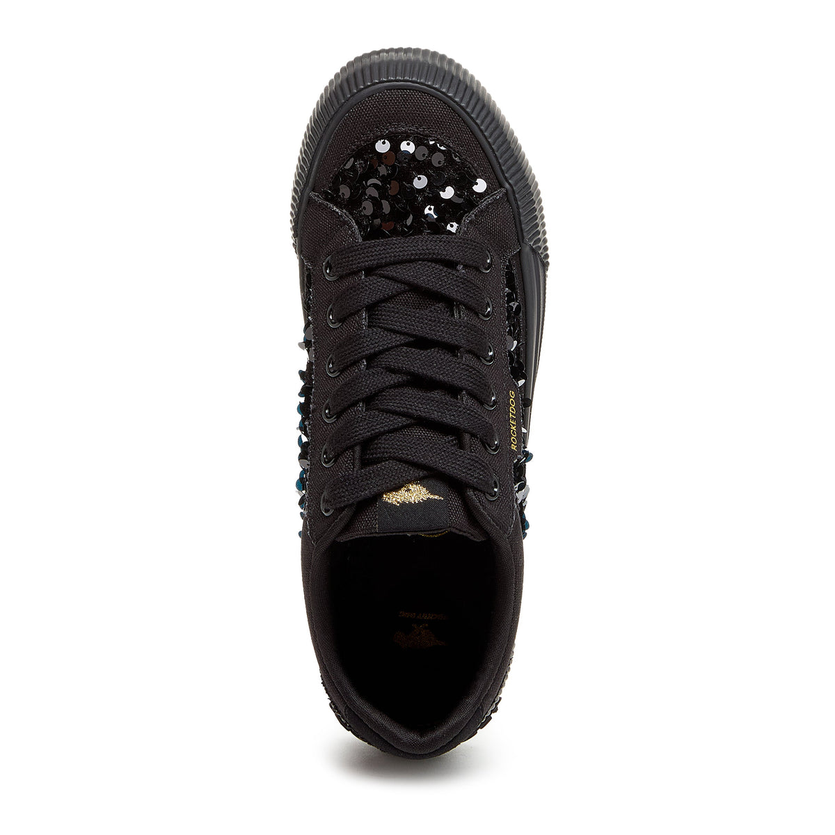 Rocket Dog Cheery Black Sequin Sneaker