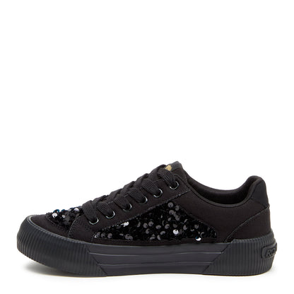 Rocket Dog Cheery Black Sequin Sneaker