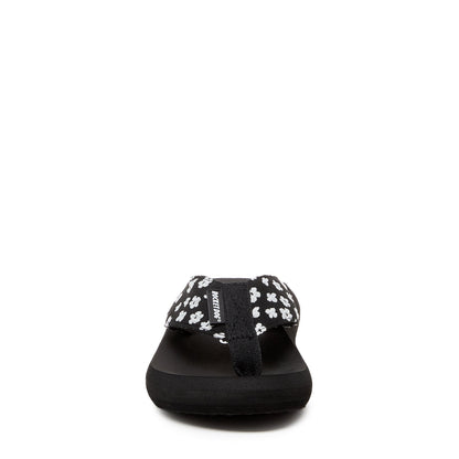 Rocket Dog Spotlight Black Pixie Floral Flip Flop