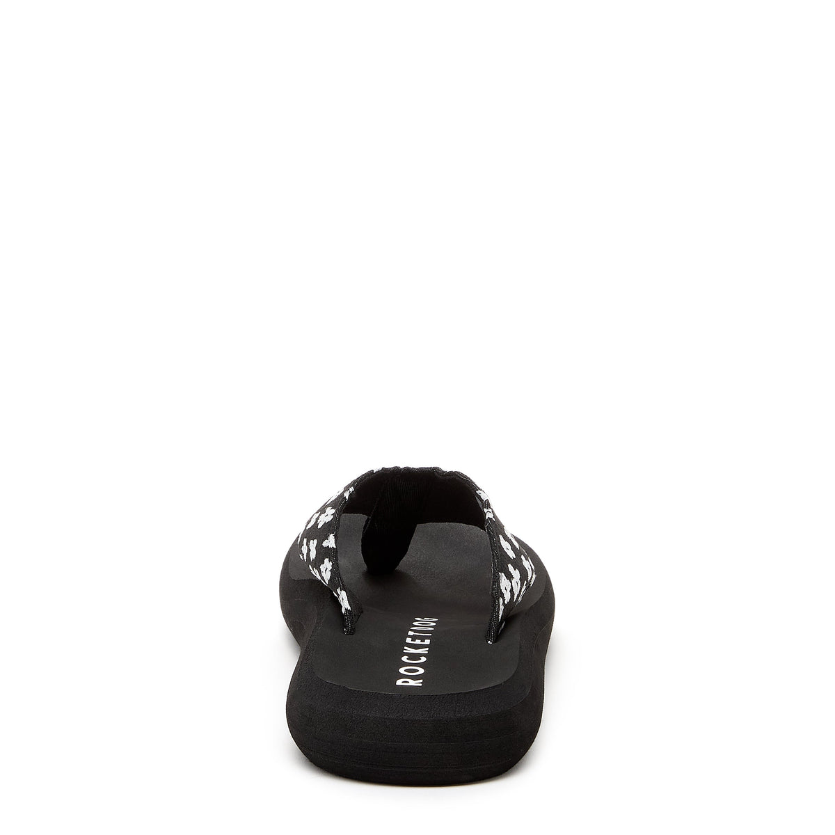 Rocket Dog Spotlight Black Pixie Floral Flip Flop