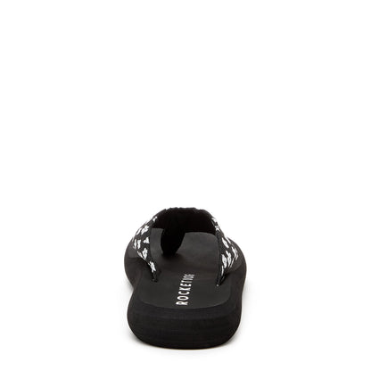Rocket Dog Spotlight Black Pixie Floral Flip Flop