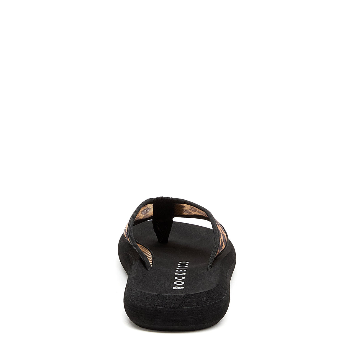 Rocket Dog Spotlight Leopard Mesh Flip Flops