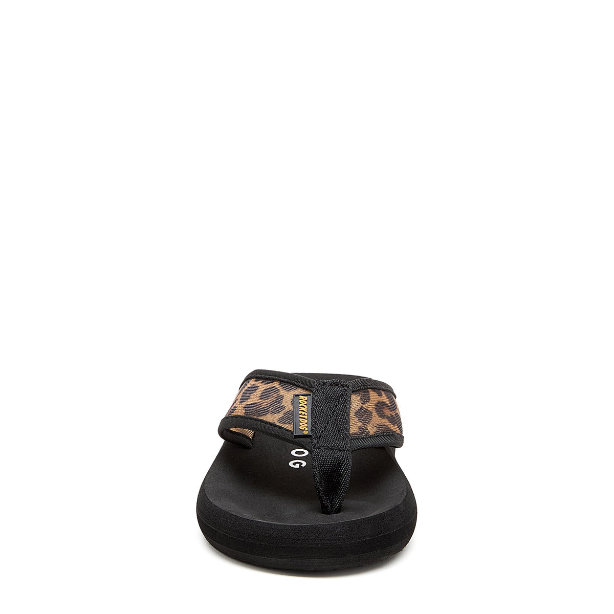 Rocket Dog Spotlight Leopard Mesh Flip Flops