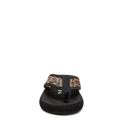 Rocket Dog Spotlight Leopard Mesh Flip Flops