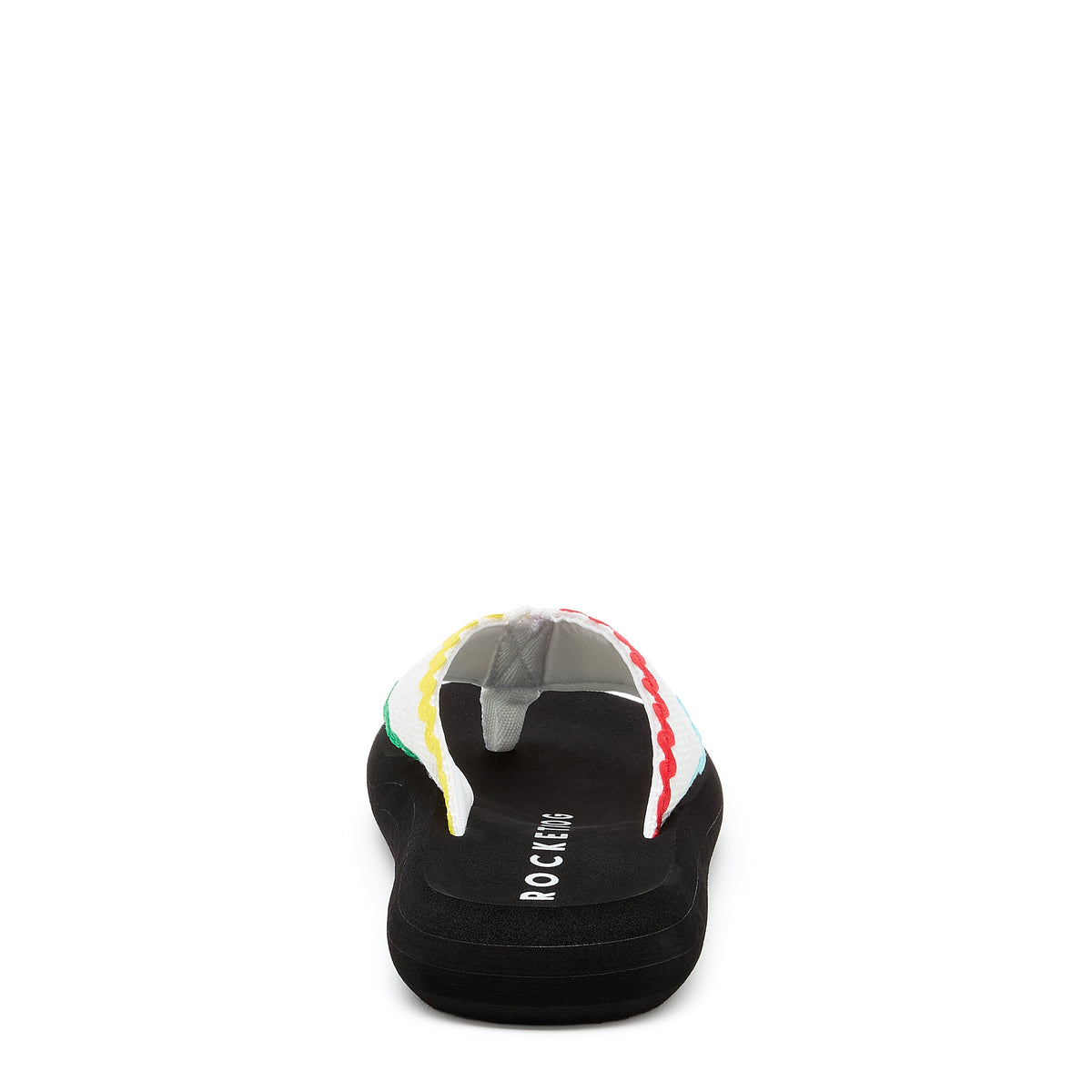 Rocket Dog Spotlight White Multi Flip Flop