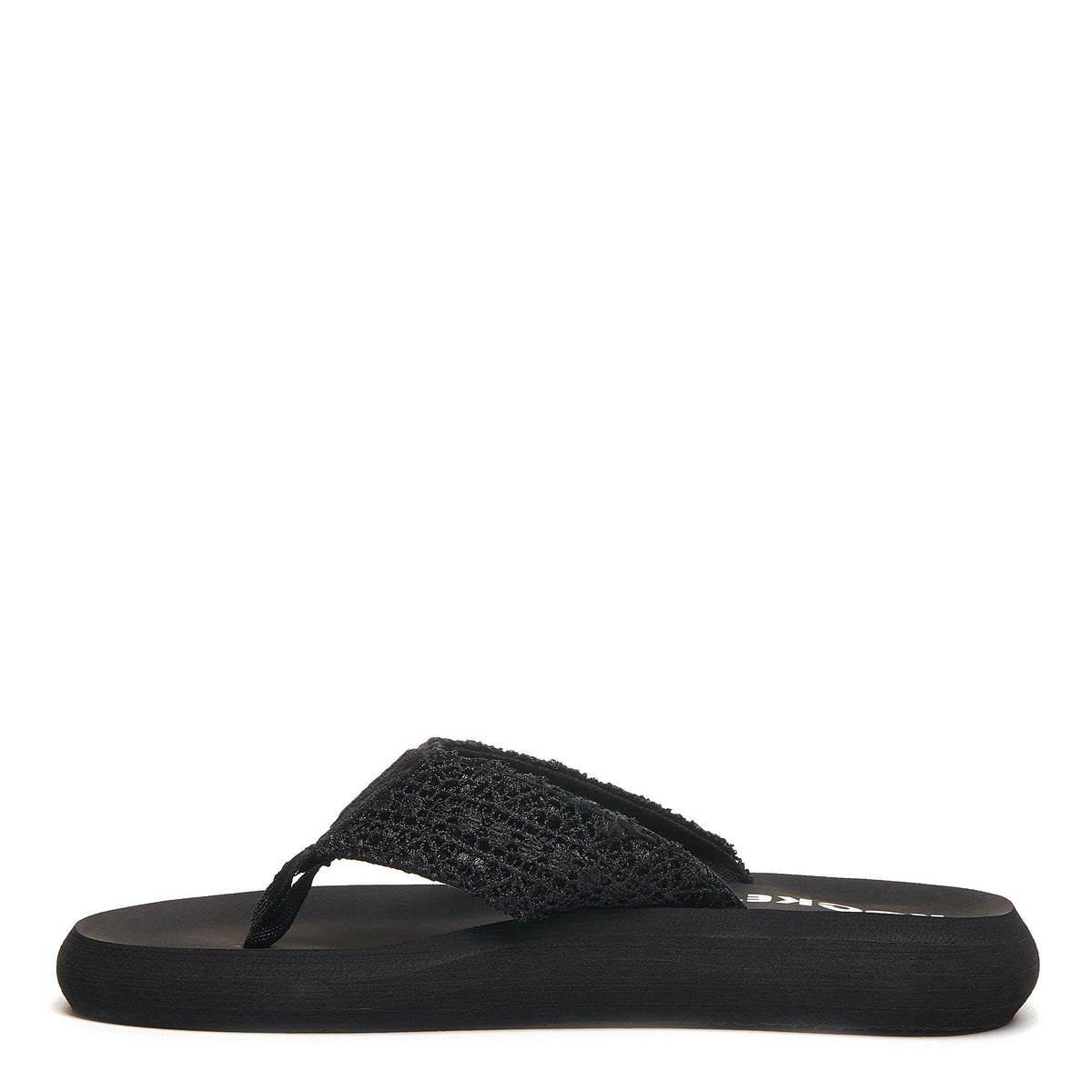 Rocket Dog Sunset Black Crochet Flip Flop