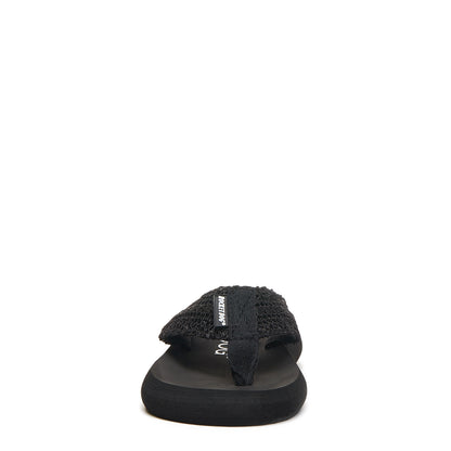 Rocket Dog Sunset Black Crochet Flip Flop