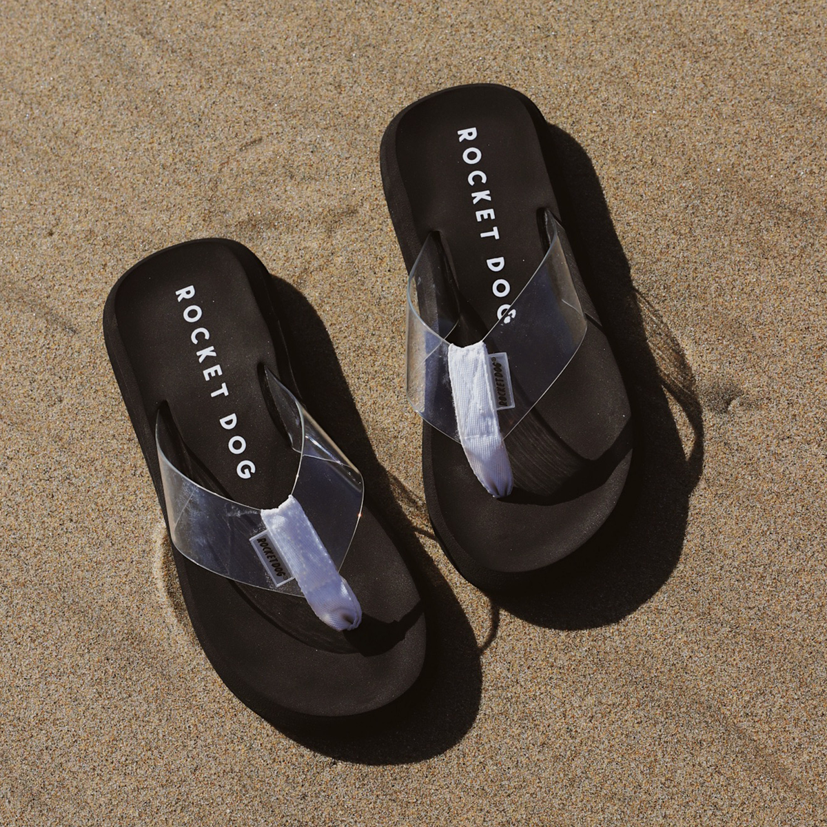 Rocket Dog Sunset Clear Flip Flop