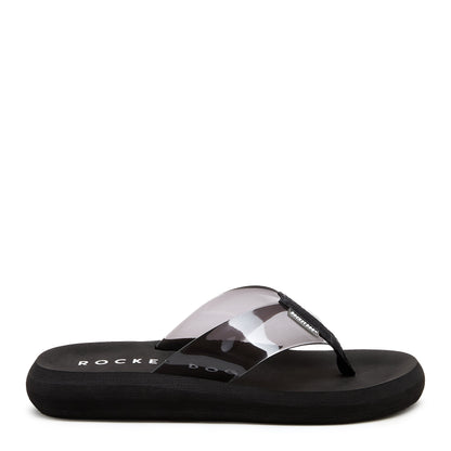 Rocket Dog Sunset Grey Clear Flip Flop