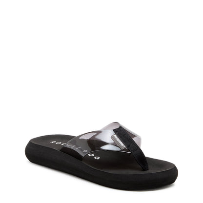 Rocket Dog Sunset Grey Clear Flip Flop