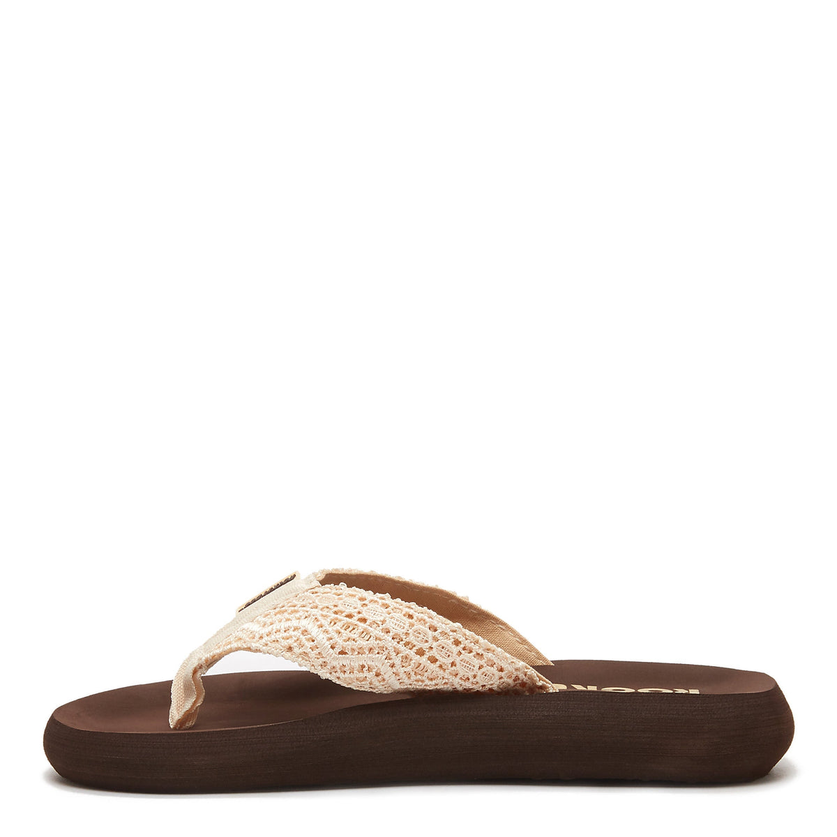 Rocket Dog Sunset Natural Crochet Flip Flop