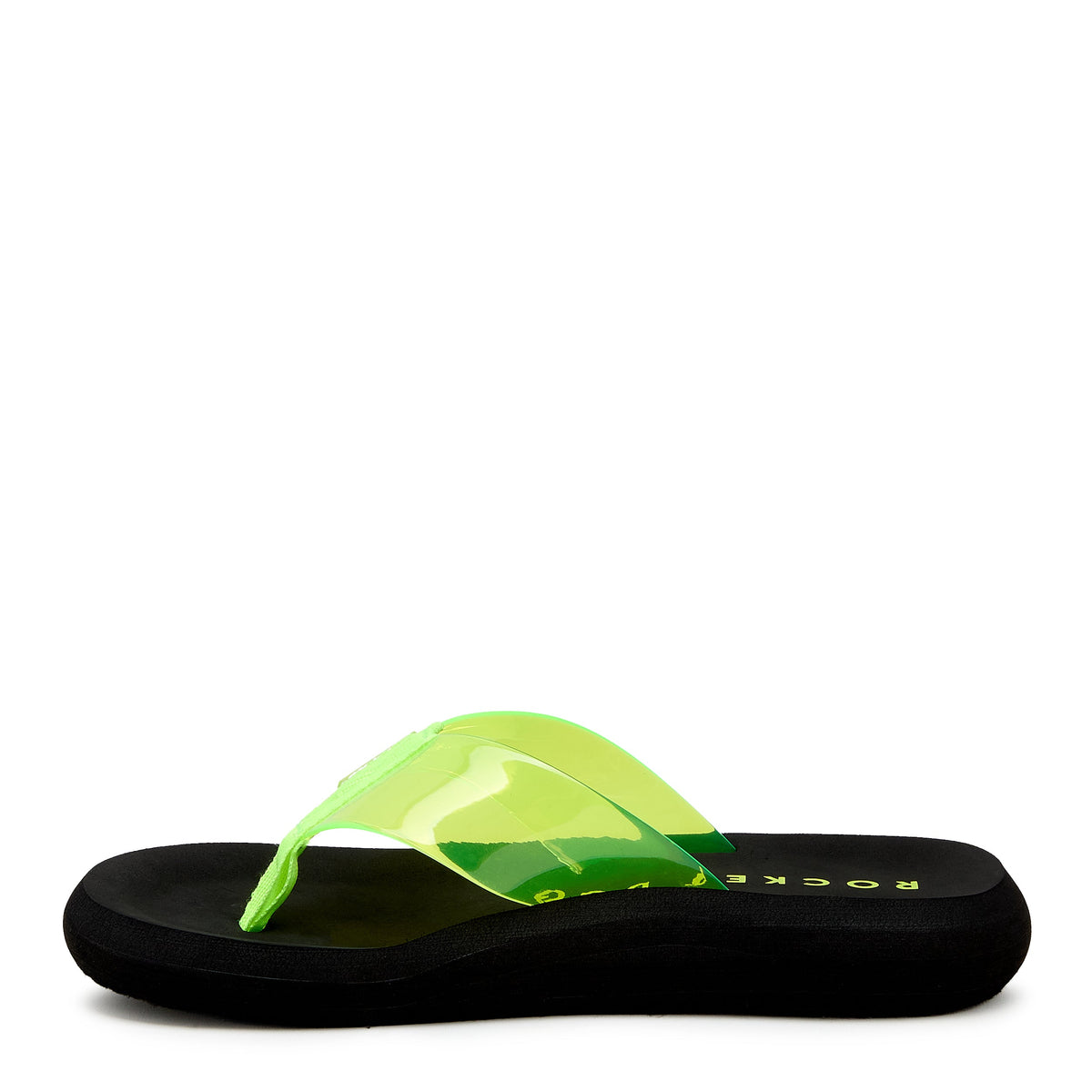 Rocket Dog Sunset Neon Green Flip Flop