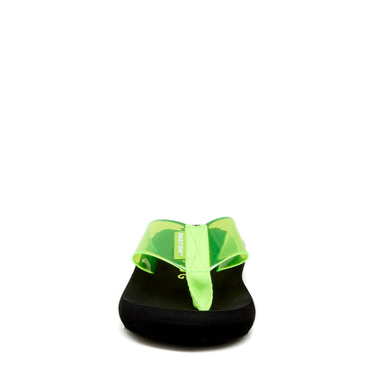 Rocket Dog Sunset Neon Green Flip Flop