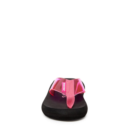 Rocket Dog Sunset Pink Clear Flip Flop
