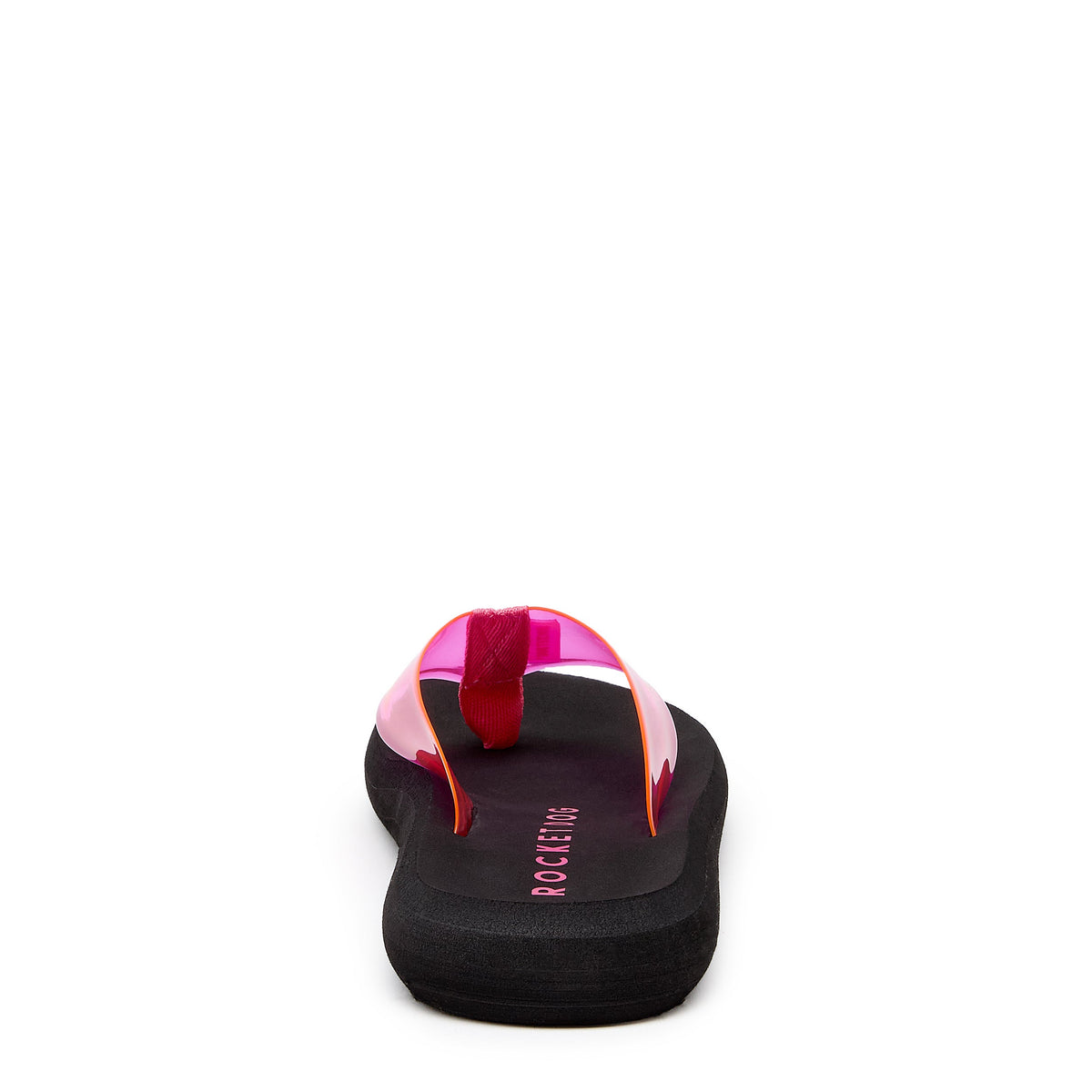 Rocket Dog Sunset Pink Clear Flip Flop