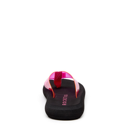Rocket Dog Sunset Pink Clear Flip Flop