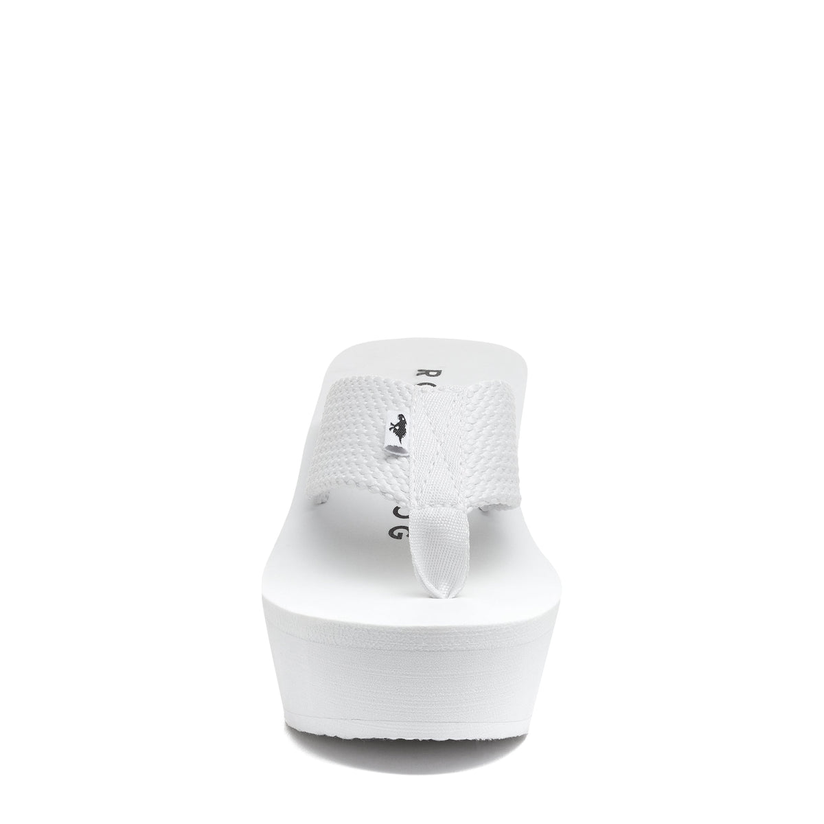 Rocket Dog Diver White Wedge Flip Flop