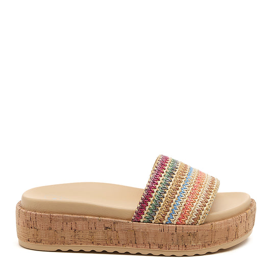 Rocket Dog Fay Natural Slide Sandals