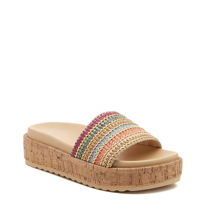 Rocket Dog Fay Natural Slide Sandals