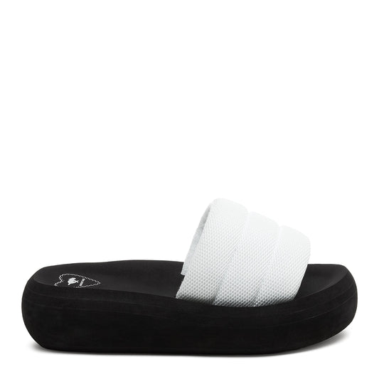 Rocket Dog Splash White Slide Sandal
