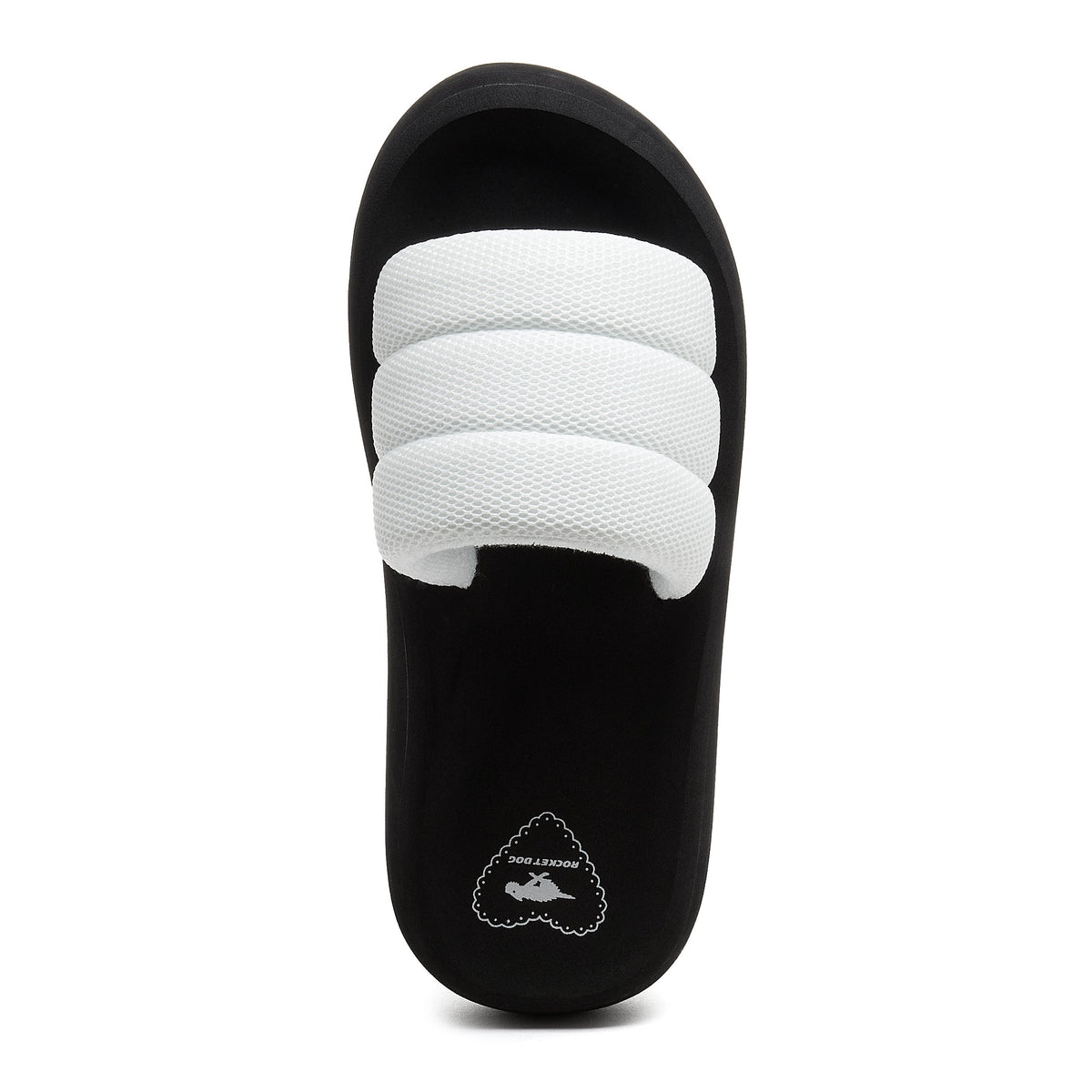 Rocket Dog Splash White Slide Sandal