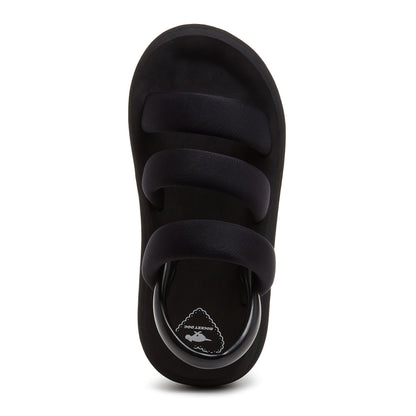 Rocket Dog Smile Black Strappy Sandal
