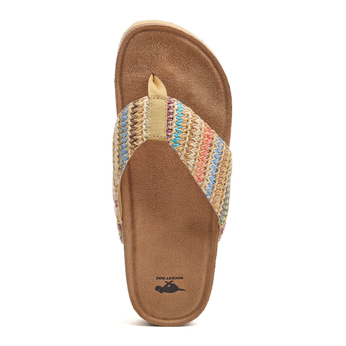 Rocket Dog Aloha Natural Multi Flip Flops